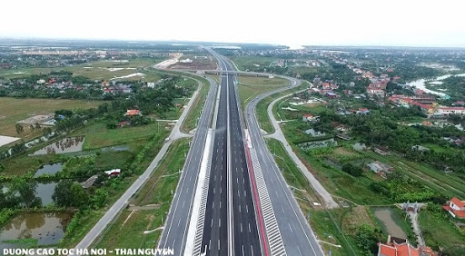  Đường cao tốc Hà Nội – Thái Nguyên.