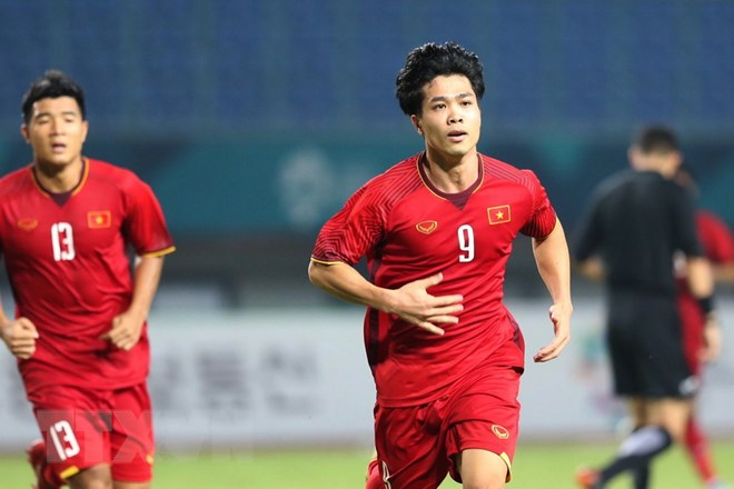  Công Phượng mang chiến thắng về cho Olympic Việt Nam.