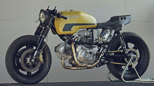  Mang kiểu dáng không giống bất kì ai, bản độ Ducati Pantah là sự hòa trộn tuyệt vời giữa phong cách Đức và Ý.