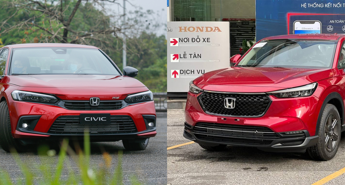  Xe Honda Civic và HR-V được triệu hồi đều là thế hệ mới nhất, vừa ra mắt thị trường Việt Nam.