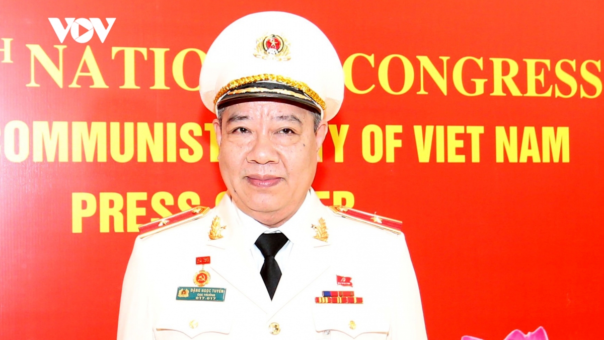  Thiếu tướng Đặng Ngọc Tuyến – Cục trưởng Cục An ninh chính trị nội bộ.