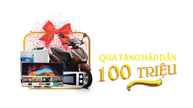 Nhiều quà tặng hấp dẫn tri ân khách hàng ngày 4/2 lên tới 100 triệu đồng