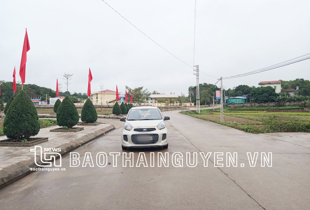 Một góc xã nông thôn mới Bàn Đạt.