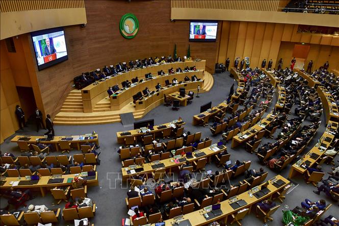  Quang cảnh Hội nghị thượng đỉnh Liên minh châu Phi (AU) ở thủ đô Addis Ababa, Ethiopia ngày 5/2/2022. Ảnh: AFP/TTXVN