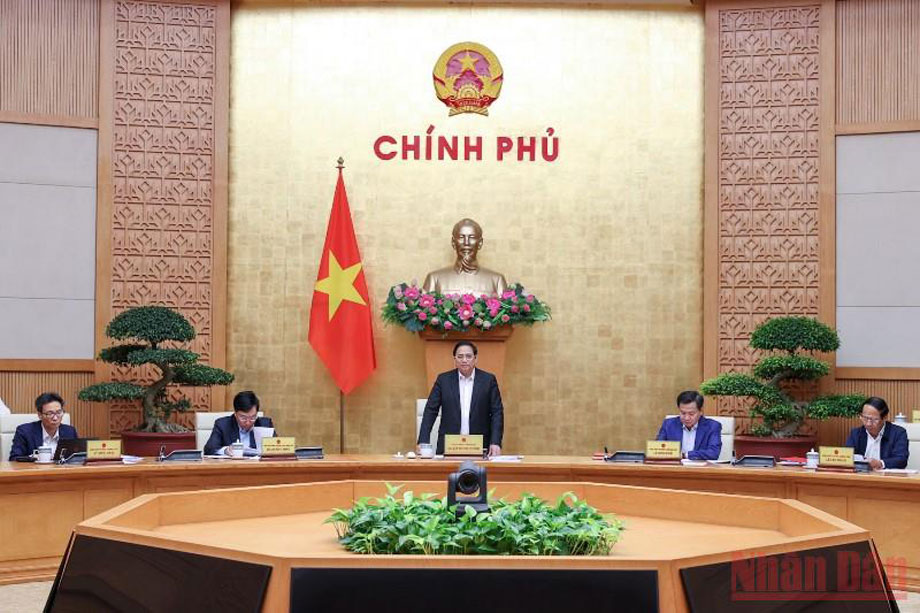  Thủ tướng Phạm Minh Chính chủ trì phiên họp Chính phủ chuyên đề về quy hoạch.