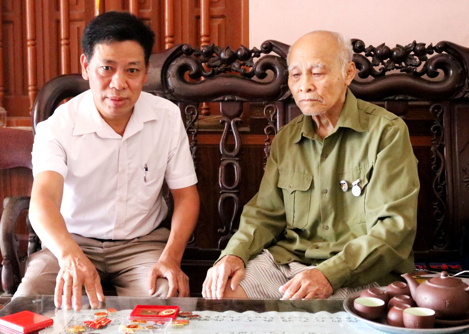 Cụ Dương Văn Tọa kể chuyện một lần được gặp Bác Hồ.
