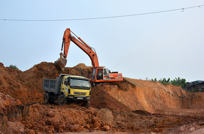  Giải phóng mặt bằng tại Khu công nghiệp Điềm Thụy giai đoạn 2, phần diện tích thuộc xã Hồng Tiến (T.X Phổ Yên).
