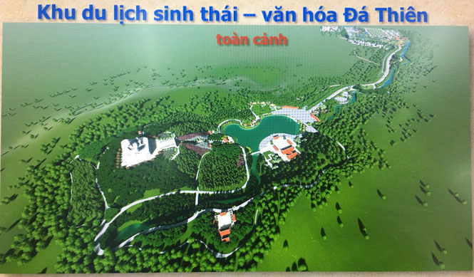  Mô hình Khu du lịch sinh thái – văn hóa Đá Thiên.