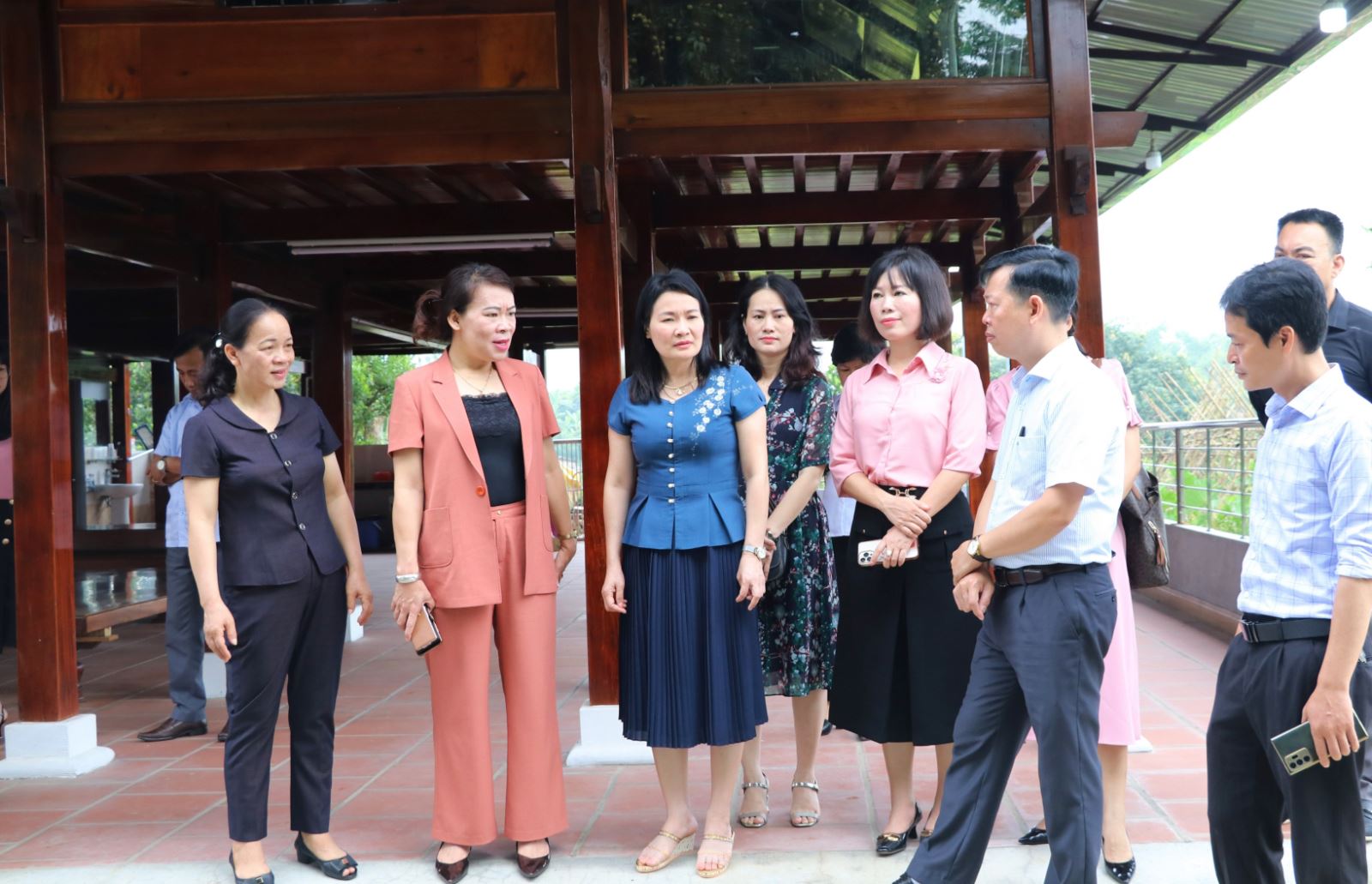  Đoàn công tác của Sở VH-TT&DL và TP. Thái Nguyên khảo sát một số điểm có tiềm năng phát triển du lịch cộng đồng tại xã Tân Cương.