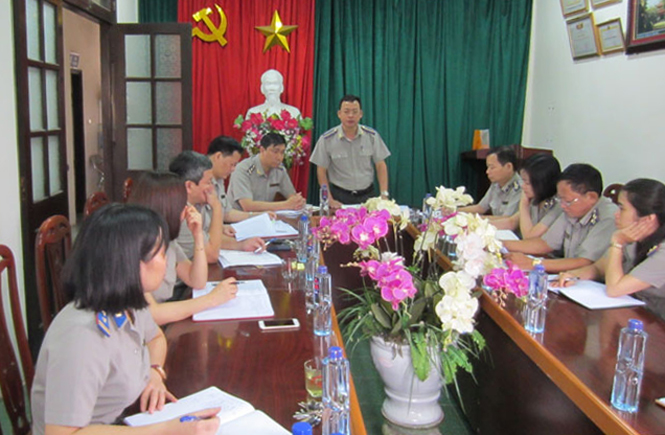  Cục THADS tỉnh kiểm tra thực hiện công tác chuyên môn tại Chi cục THADS huyện Đại Từ.