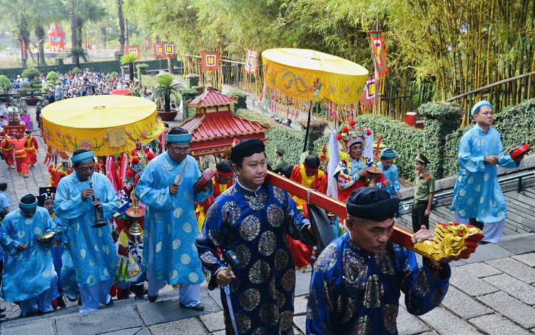  Năm nay, TP Hồ Chí Minh tổ chức nhiều hoạt động lễ hội nhân dịp Giỗ Tổ Hùng Vương. 