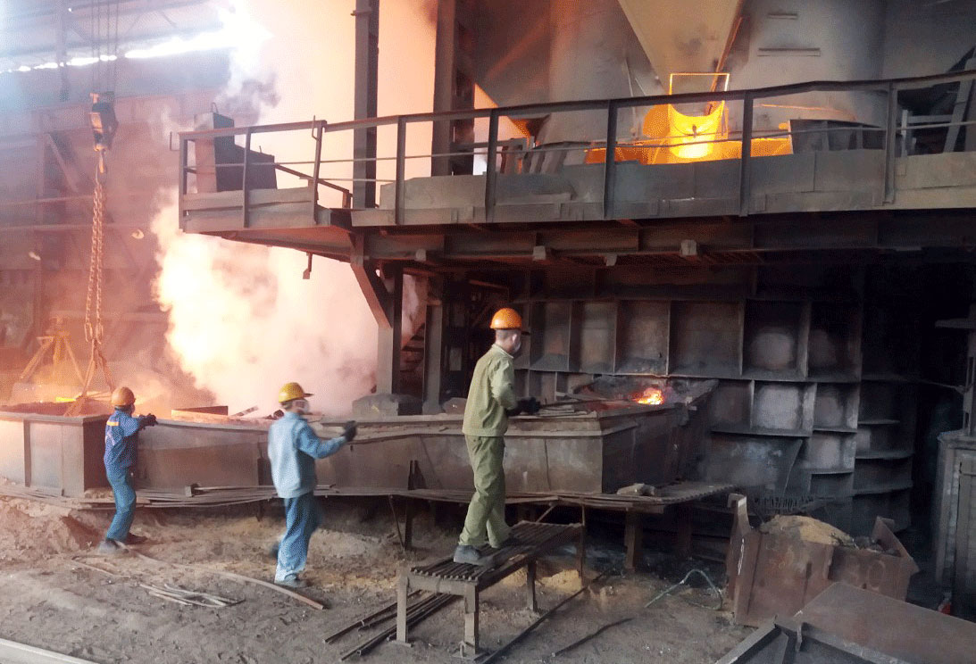   Trong 9 tháng năm 2022, giá trị sản xuất công nghiệp của Công ty CP Hợp kim sắt Gang thép Thái Nguyên đạt trên 103 tỷ đồng.