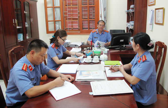  Qua kiểm tra bản án, quyết định của Tòa án sơ thẩm và phúc thẩm, 9 tháng năm 2017, Phòng kiểm sát giải quyết các vụ việc dân sự, hôn nhân gia đình đã có 14 kiến nghị, kháng nghị yêu cầu khắc phục vi phạm đối với Tòa án, được Tòa án tiếp thu, sửa chữa.