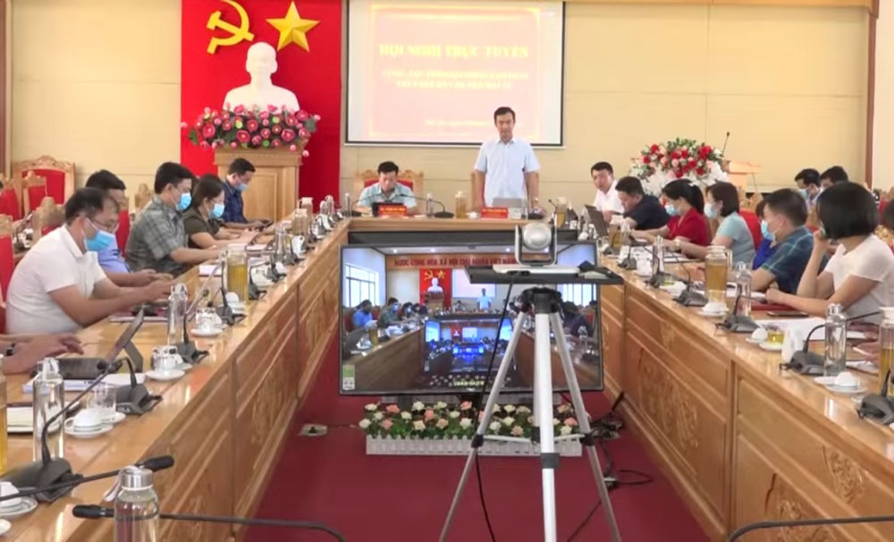  Một hội nghị quán triệt nghị quyết được huyện Đại Từ tổ chức theo hình thức trực tuyến.