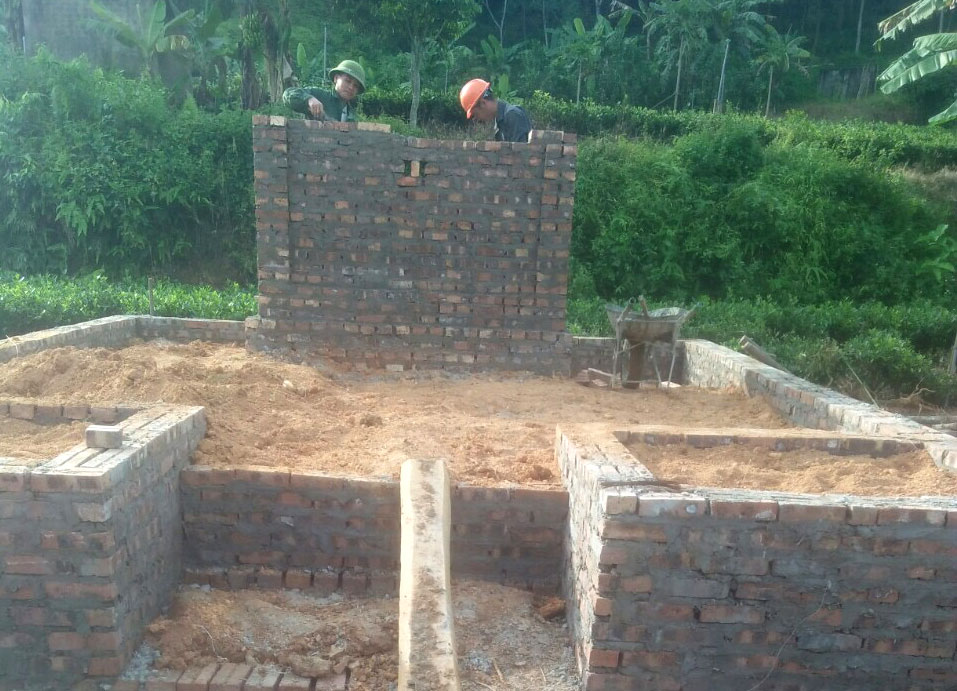  Xây dựng nhà bia ghi dấu Di tích Lịch sử nơi ở và làm việc của Đoàn Thanh niên Cứu quốc.