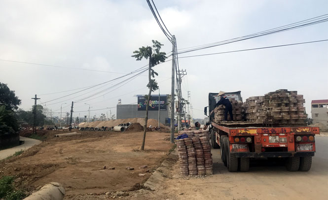  Dự án xây dựng Khu dân cư số 1A, thị trấn Hùng Sơn (Đại Từ) có tổng diện tích quy hoạch hơn 156.000m2, đến nay đã được bàn giao mặt bằng trên 130.400m2 cho đơn vị thi công.
