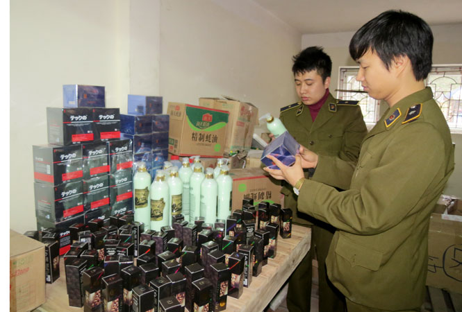  Một lô hàng mỹ phẩm giả do Đội QLTT Cơ động, Chi cục QLTT phát hiện đã được xử lý theo quy định.