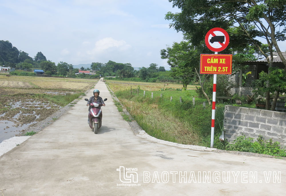  Xã Động Đạt đã cứng hóa trên 90% đường giao thông liên xóm.