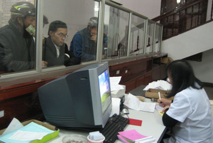  Thu tiền phạt vi phạm giao thông tại Kho bạc Nhà nước T.P Thái Nguyên