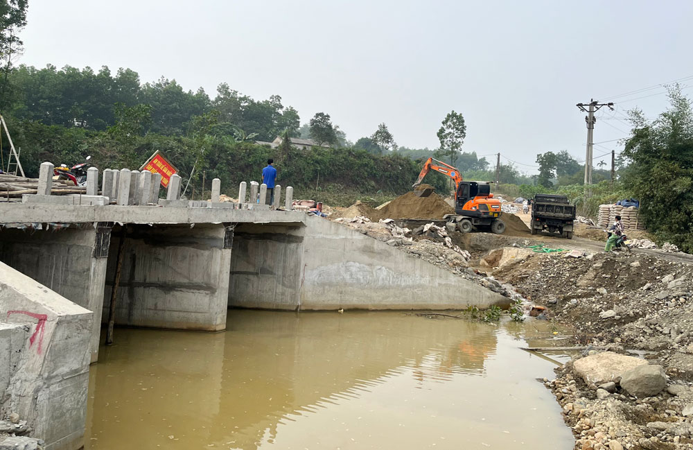  Ngầm tràn suối La Lang dự kiến hoàn thành và đưa vào sử dụng từ đầu năm 2022.