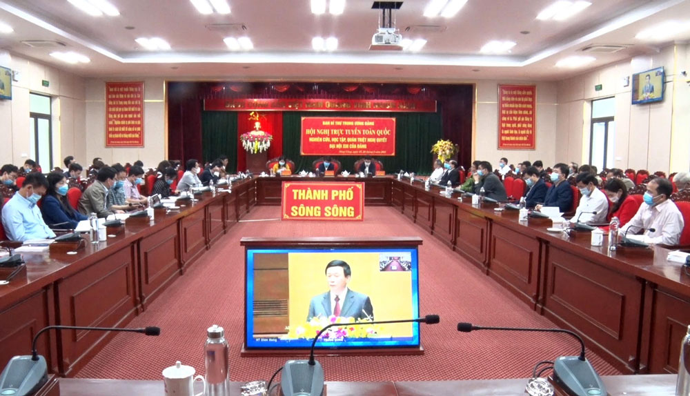  Đảng bộ Công ty CP Phụ tùng máy số 1 (T.P Sông Công) tổ chức học tập, quán triệt Nghị quyết Đại hội XIII của Đảng tới cán bộ, đảng viên.