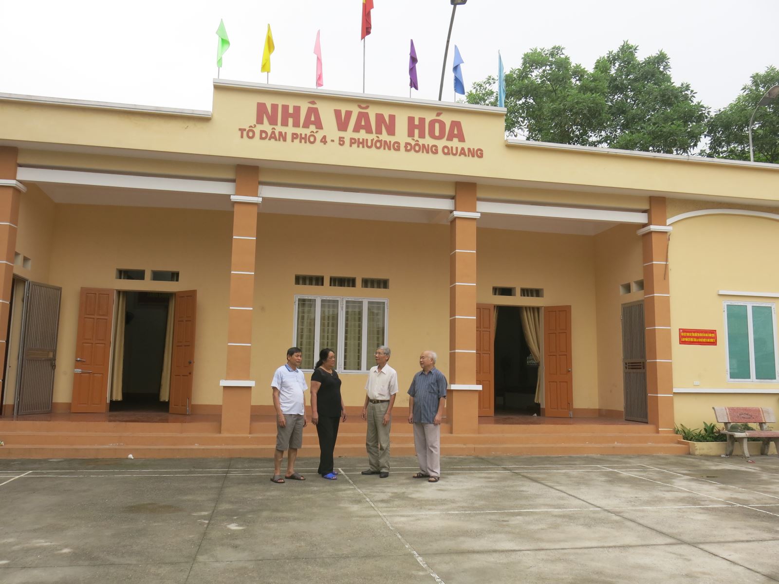  Năm 2018, từ sự chung sức đồng lòng của cán bộ, đảng viên và nhân dân, Nhà văn hóa liên tổ 4, 5 được xây dựng, đưa vào sử dụng, đáp ứng nhu cầu sinh hoạt tập thể của nhân dân.