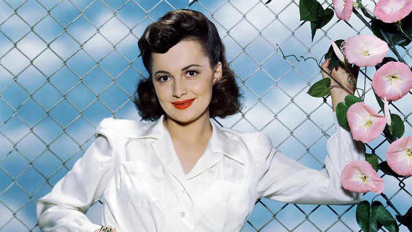  Olivia de Havilland thời son trẻ.