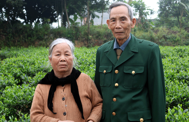  Vợ chồng cụ Nguyễn Văn Lệ. 