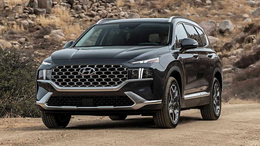  Hyundai Santa Fe có phiên bản mới ra mắt trong năm 2021.