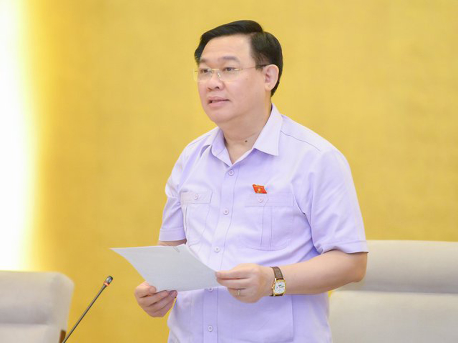  Chủ tịch Quốc hội nêu rõ, các nội dung tại phiên họp đều nhận được sự tán thành cao và cơ bản đều nhất trí - Ảnh: VGP/ĐH