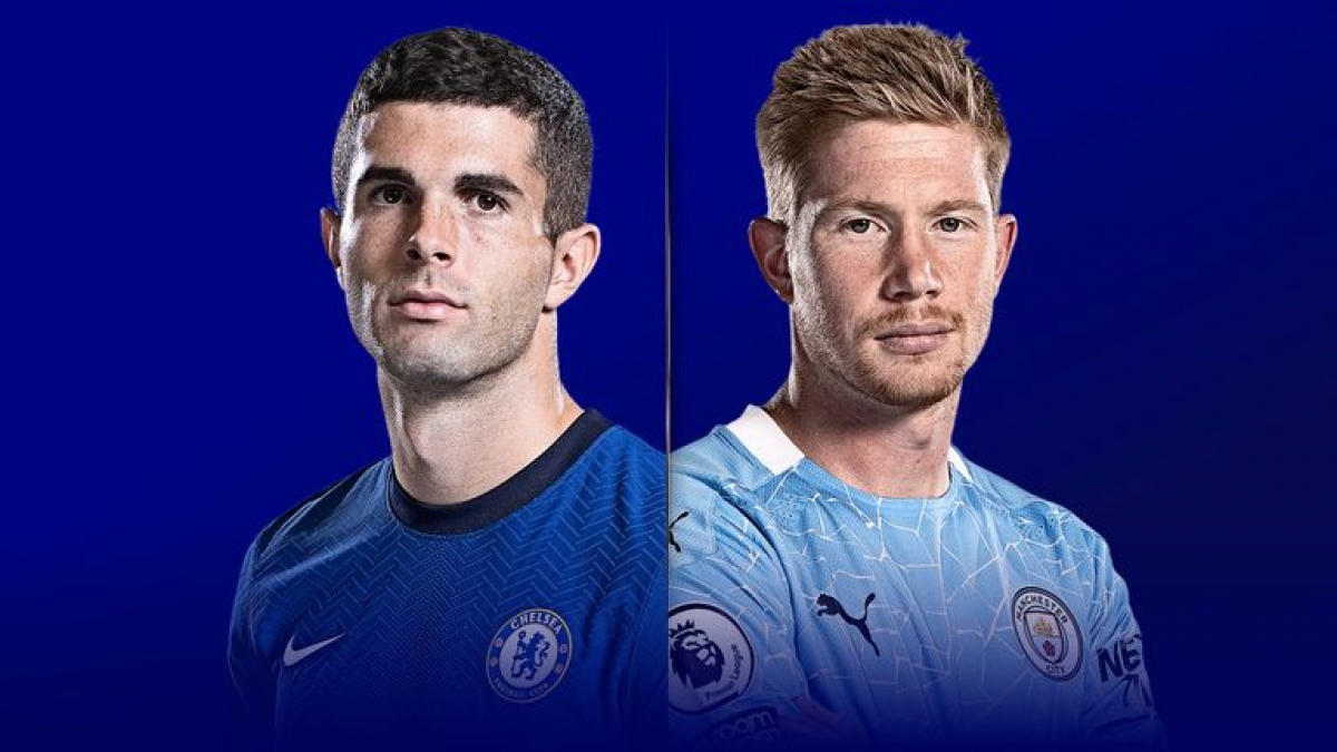  Trận đấu giữa Chelsea và Man City sẽ là tâm điểm của bóng đá thế giới hôm nay. (Ảnh: Sky).