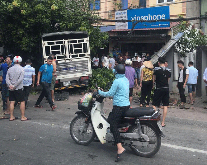  Hiện trường vụ tai nạn. Ảnh: CTV