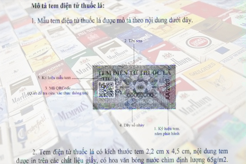  Mẫu tem điện tử thuốc lá