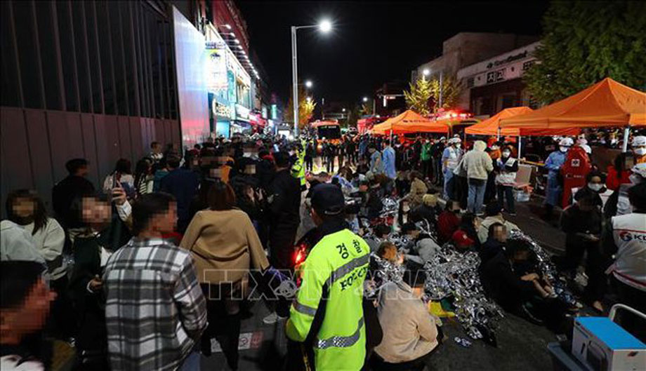 153 người thiệt mạng sau thảm kịch giẫm đạp đêm Halloween ở Itaewon, Seoul (Hàn Quốc).