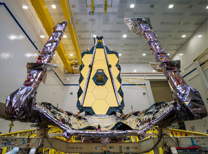  Kính thiên văn không gian lớn nhất thế giới James Webb. Ảnh: NASA