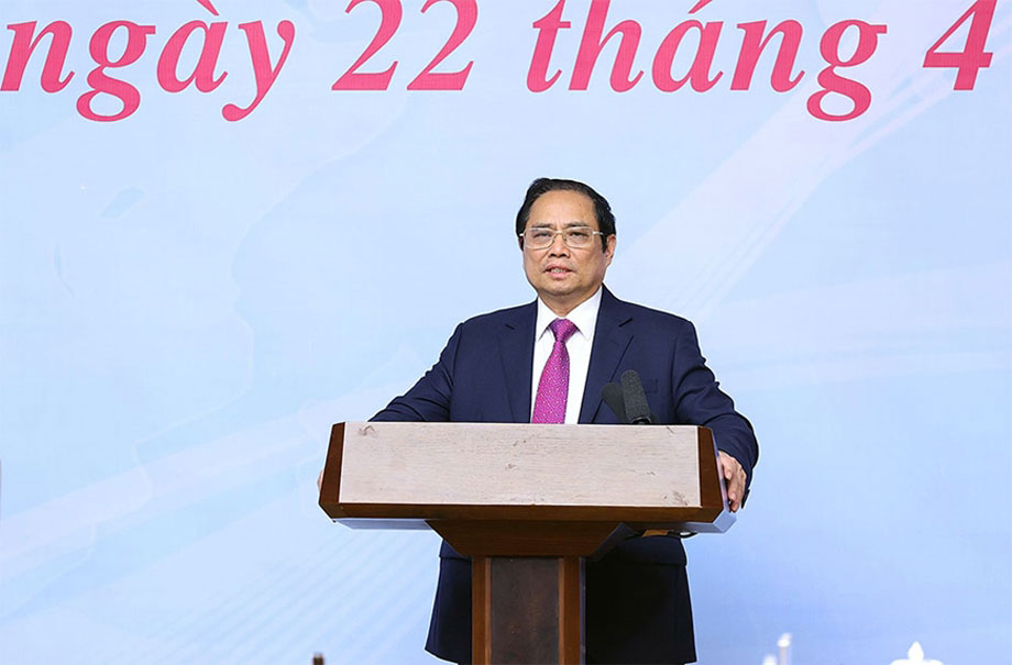  Thủ tướng Chính phủ Phạm Minh Chính phát biểu tại hội nghị. Ảnh: Dương Giang