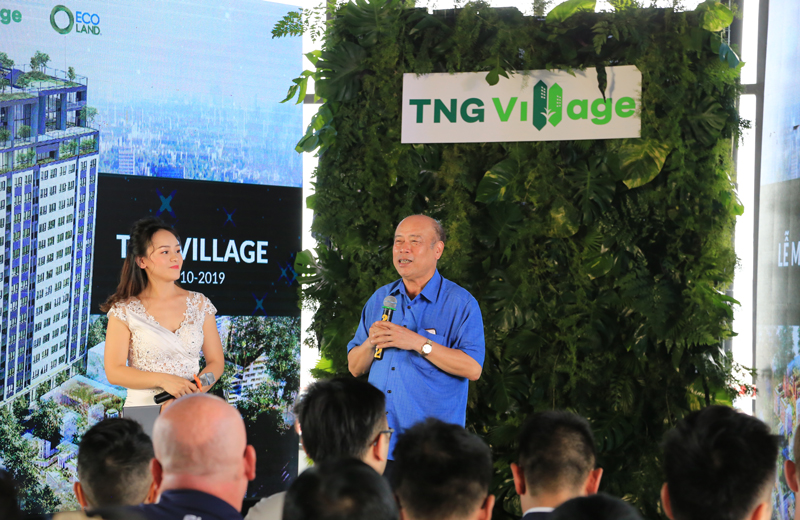  Ông Nguyễn Văn Thời - Chủ tịch TNG tại Lễ mở bán TNG Village tháng 10-2019.