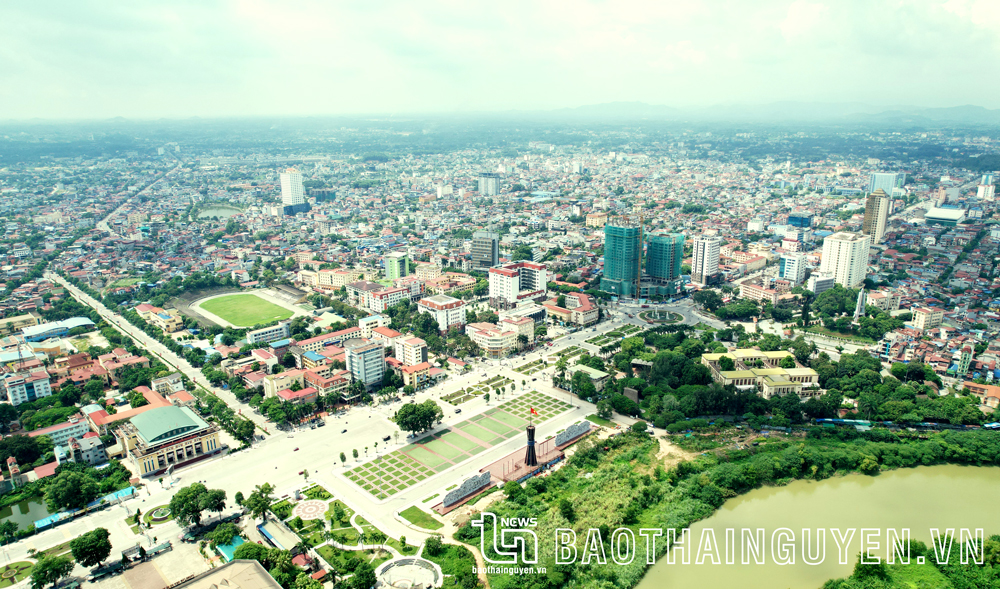  Phát huy truyền thống quê hương cách mạng, TP. Thái Nguyên hôm nay đang phát triển mạnh mẽ từng ngày. Ảnh: Trường Sơn