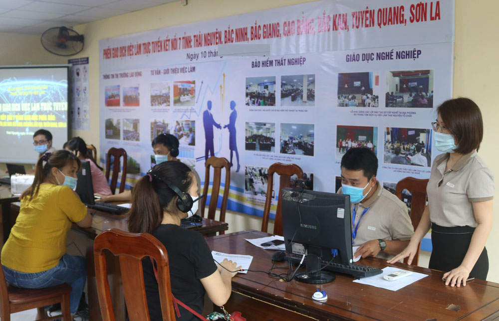  Thông qua Trung tâm Dịch vụ việc làm, các doanh nghiệp trên địa bàn tỉnh tuyển dụng được hàng nghìn lao động.