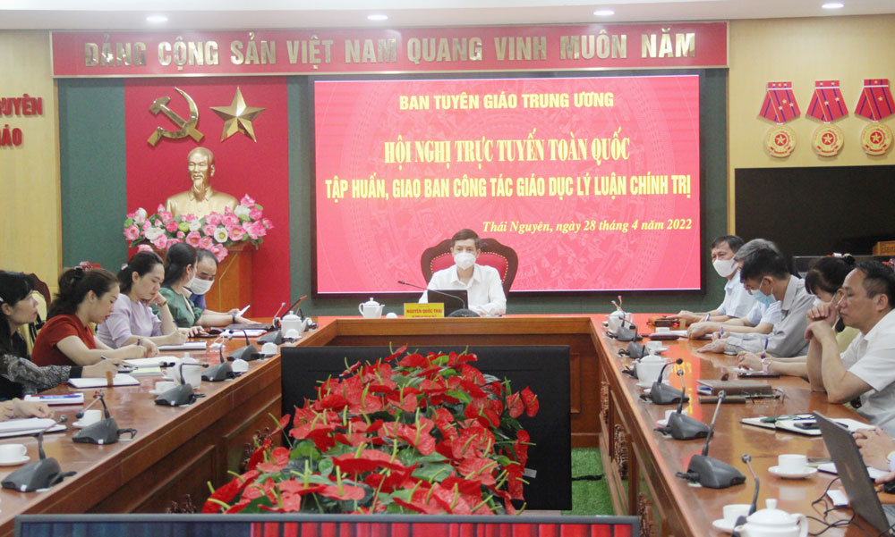  Các đại biểu dự Hội nghị tại điểm cầu Thái Nguyên.