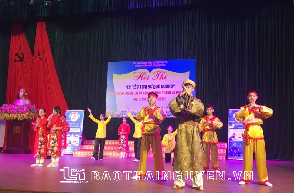  Các nhân vật, sự kiện lịch sử được tái hiện tại Hội thi "Em yêu lịch sử quê hương".