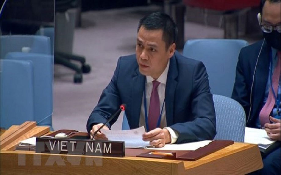  Đại sứ Đặng Hoàng Giang, Trưởng Phái đoàn Thường trực Việt Nam tại Liên hợp quốc.