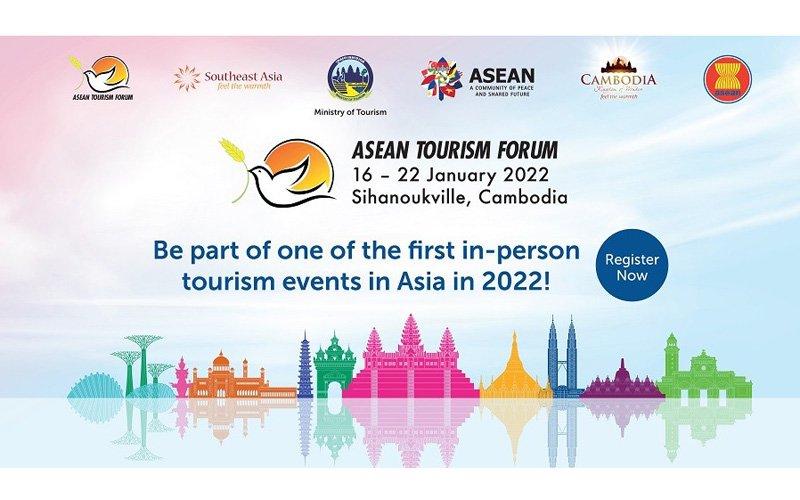  Diễn đàn Du lịch ASEAN (ATF) năm 2022 với chủ đề “Một cộng đồng vì hòa bình và tương lai chung” tại Sihanoukville, Campuchia.