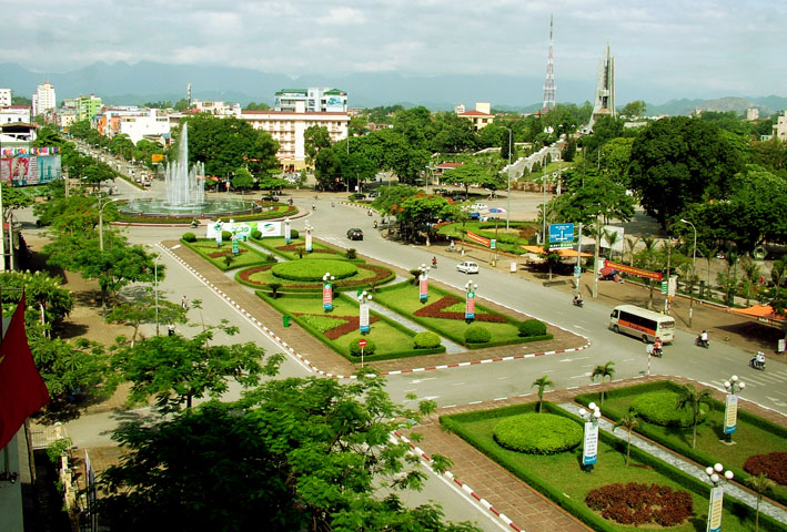  Thành phố Thái Nguyên chỉnh trang đô thị đón Festival (Ảnh Khắc Thiện)