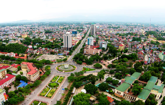  Khu vực trung tâm T.P Thái Nguyên hiện nay.