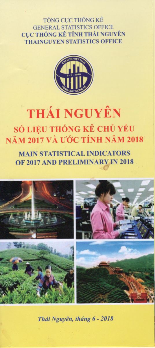 Số liệu thống kê chủ yếu năm 2017 và ước tính năm 2018 tỉnh Thái Nguyên