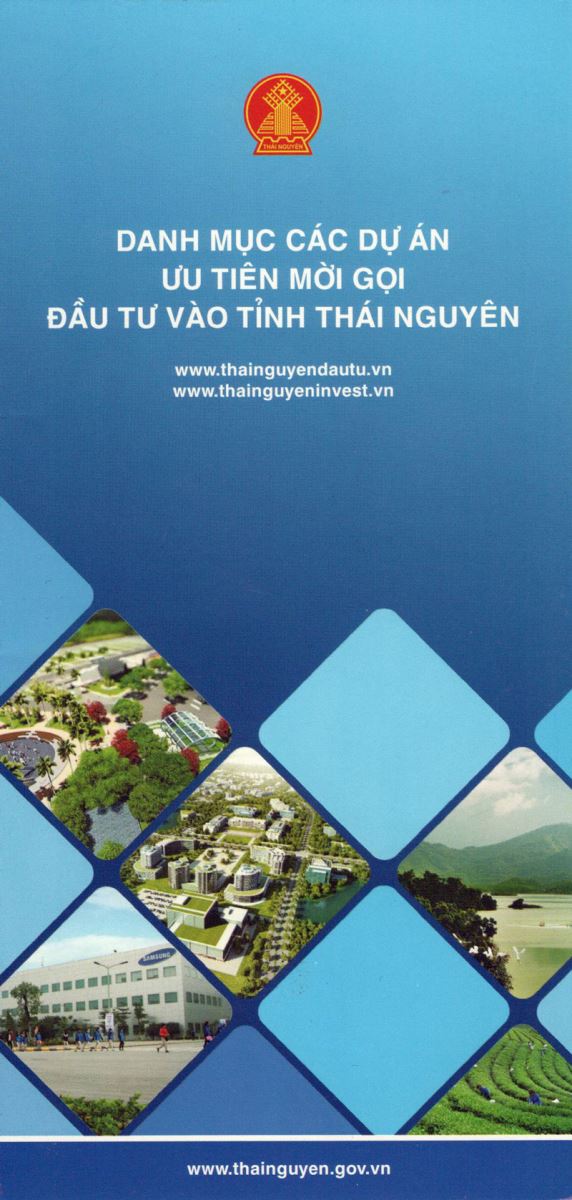 Danh mục các dự án ưu tiên mời gọi đầu tư vào tỉnh Thái Nguyên