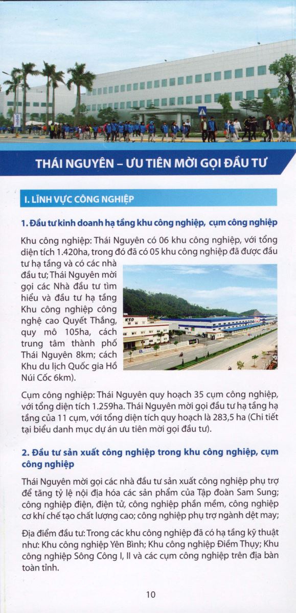 Thái Nguyên: Tiềm năng phát triển và cơ hội đầu tư