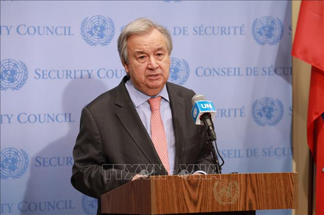  Tổng Thư ký Liên hợp quốc Antonio Guterres. Ảnh: THX/TTXVN