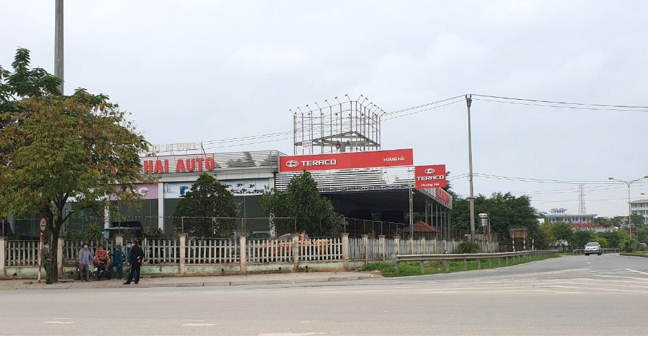  Thinh Dan intersection is one of 5 COVID-19 support sites in Thai Nguyen city. 